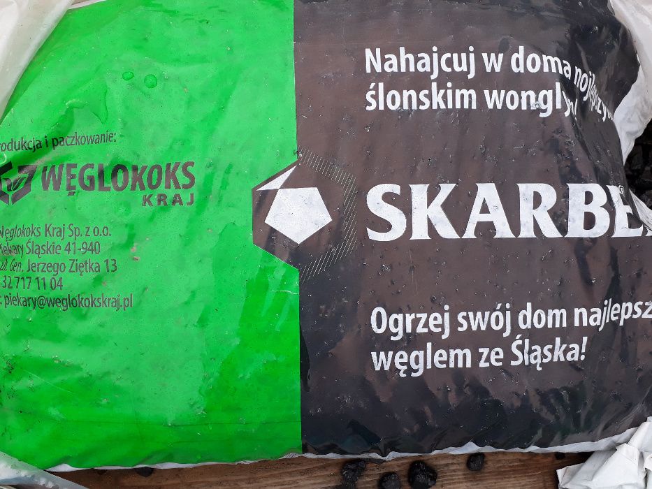 NAJLEPSZY węgiel EKO groszek SKARBEK 29 MJ