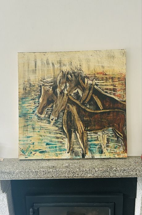 Quadro óleo sobre tela - único!