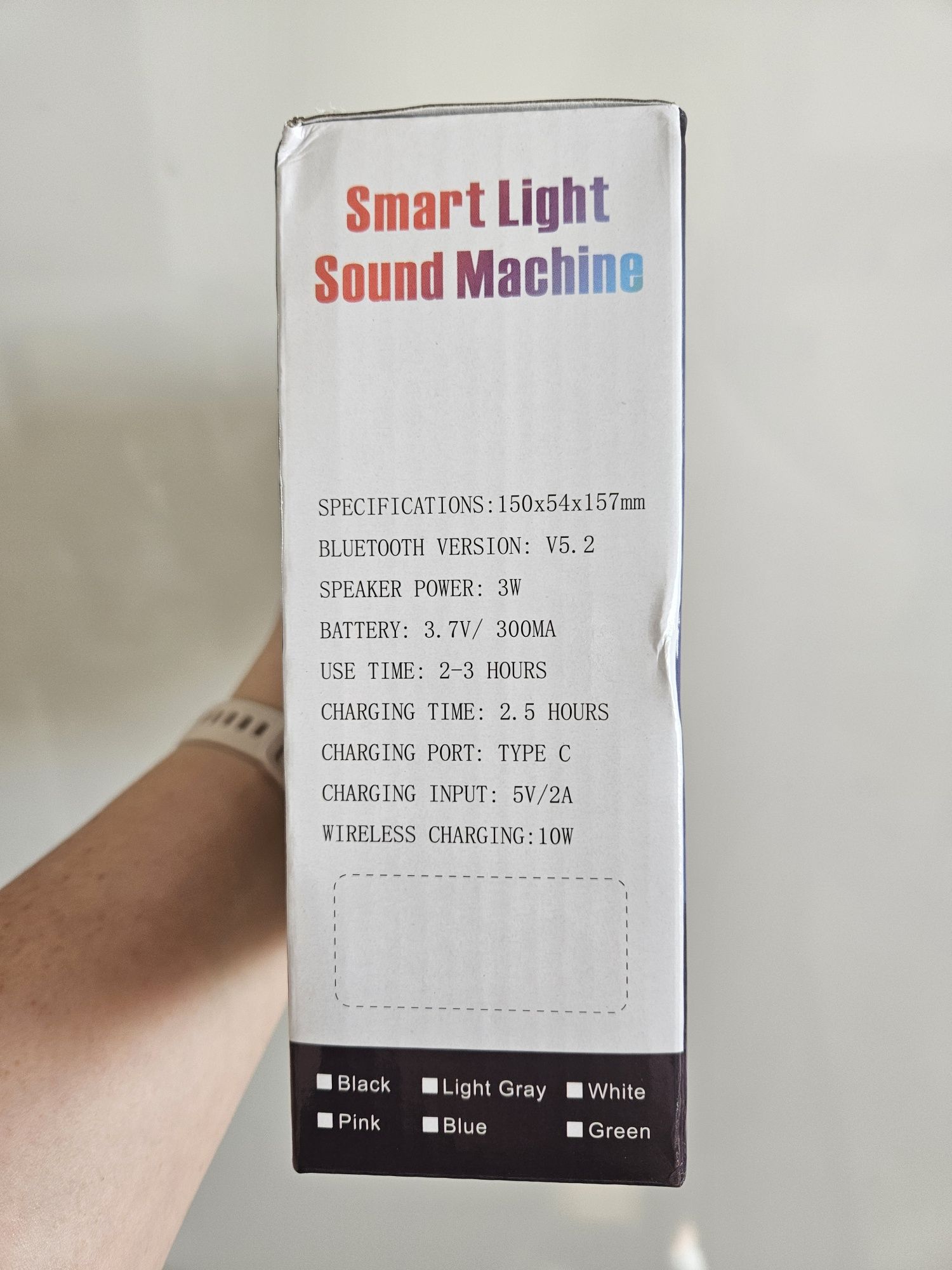 5w1 ładowarka indukcyjna głośnik Bluethooth zegar budzik lampka RGB G6