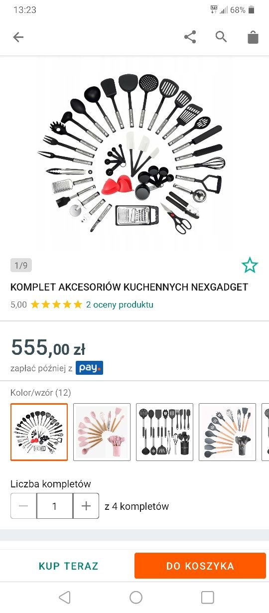 Komplet akcesoriów kuchennych NEXGADGET