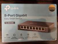 Switch TP-LINK TL-SG108E Gigabit Ethernet, 8 portów,Zarządzalny-Nowy