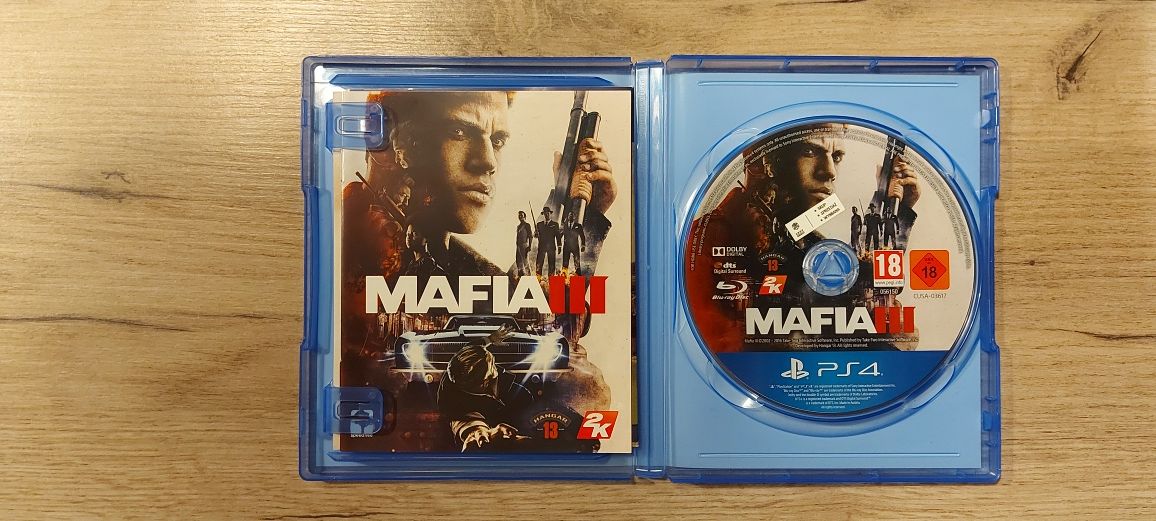 Sprzedam grę Mafia 3 na PS4 bdb stan Kraków