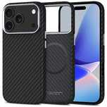 Etui Tech-Protect Ion Carbon MagSafe na iPhone 17 Pro Max - szaro-czar