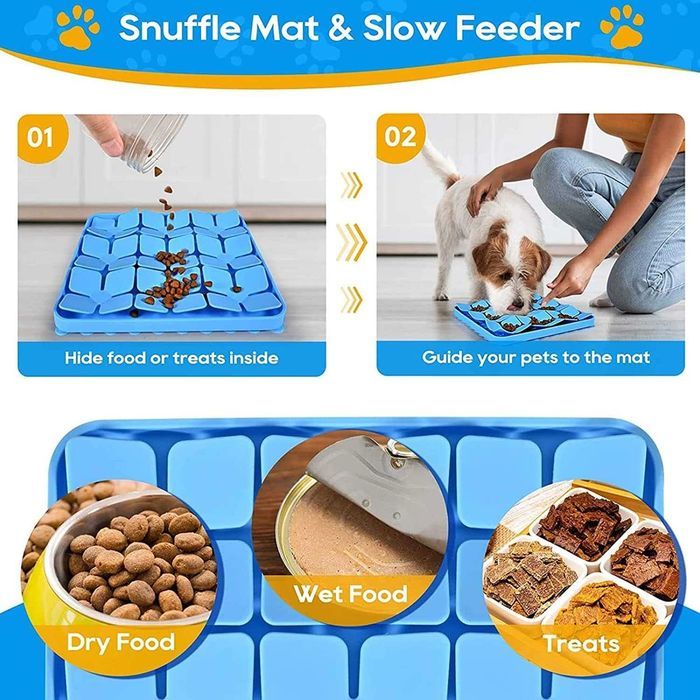 Silikonowa Mata dla Psów 3w1