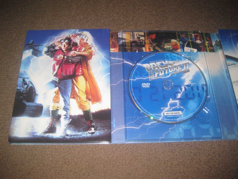 Colecção Completa DVD "Regresso ao Futuro" Digipack+1 Disco de Extras!