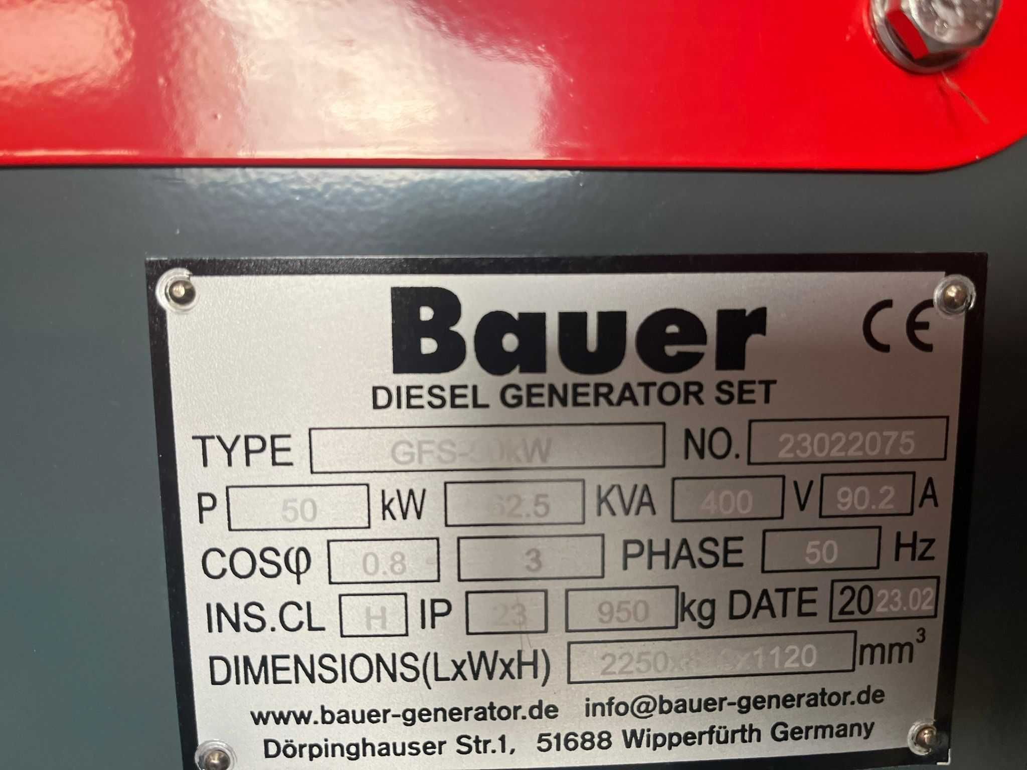 Generator agregat prądotwórczy 20 30 40 i 50 kw kva Copco Bauer Fogo