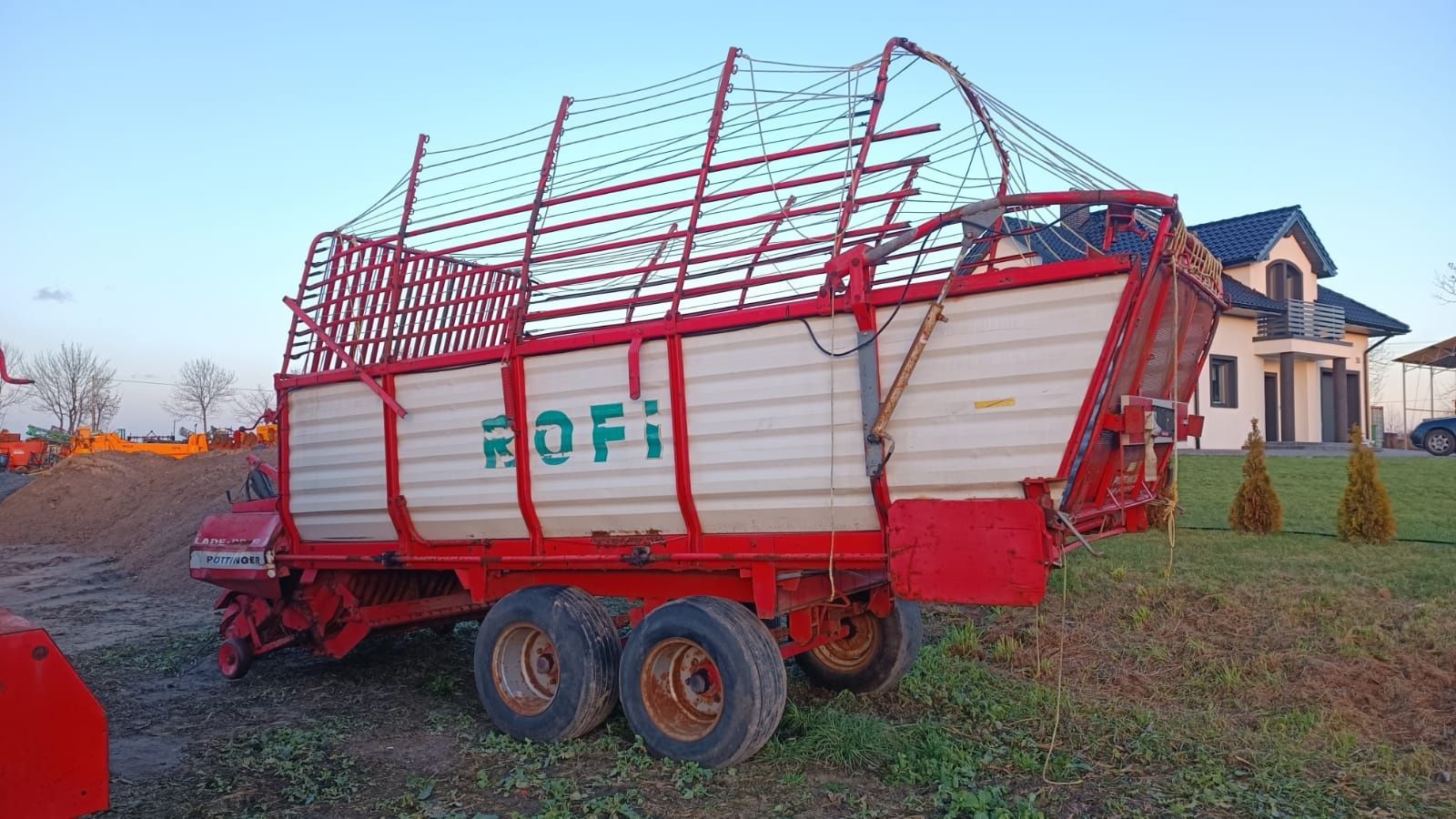 Przyczepa samozbierająca pottinger 10T tandem silo profi do kukurydzy