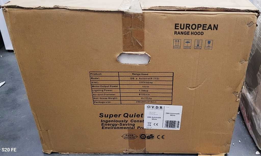 Okap kuchenny VDB DB 6 Automatik White