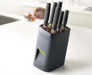 Vendo Bloco de Facas LockBlock preto da Joseph Joseph