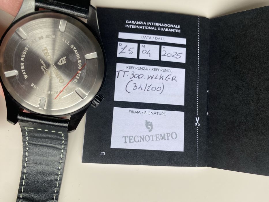 Relogio Automático Tecnotempo world time 34/100 unidades