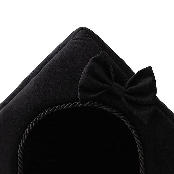 Legowisko domek prostokątny posłanie Royal Prestige R:2 CZARNE 44x37cm