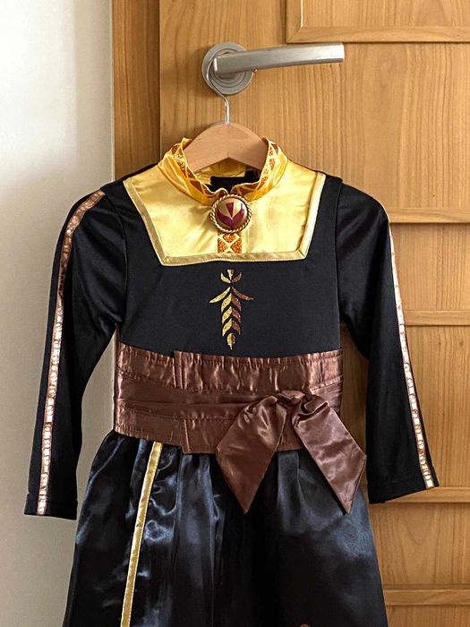 Sukienka strój przebranie Anna Kraina Lodu 3-4 lata