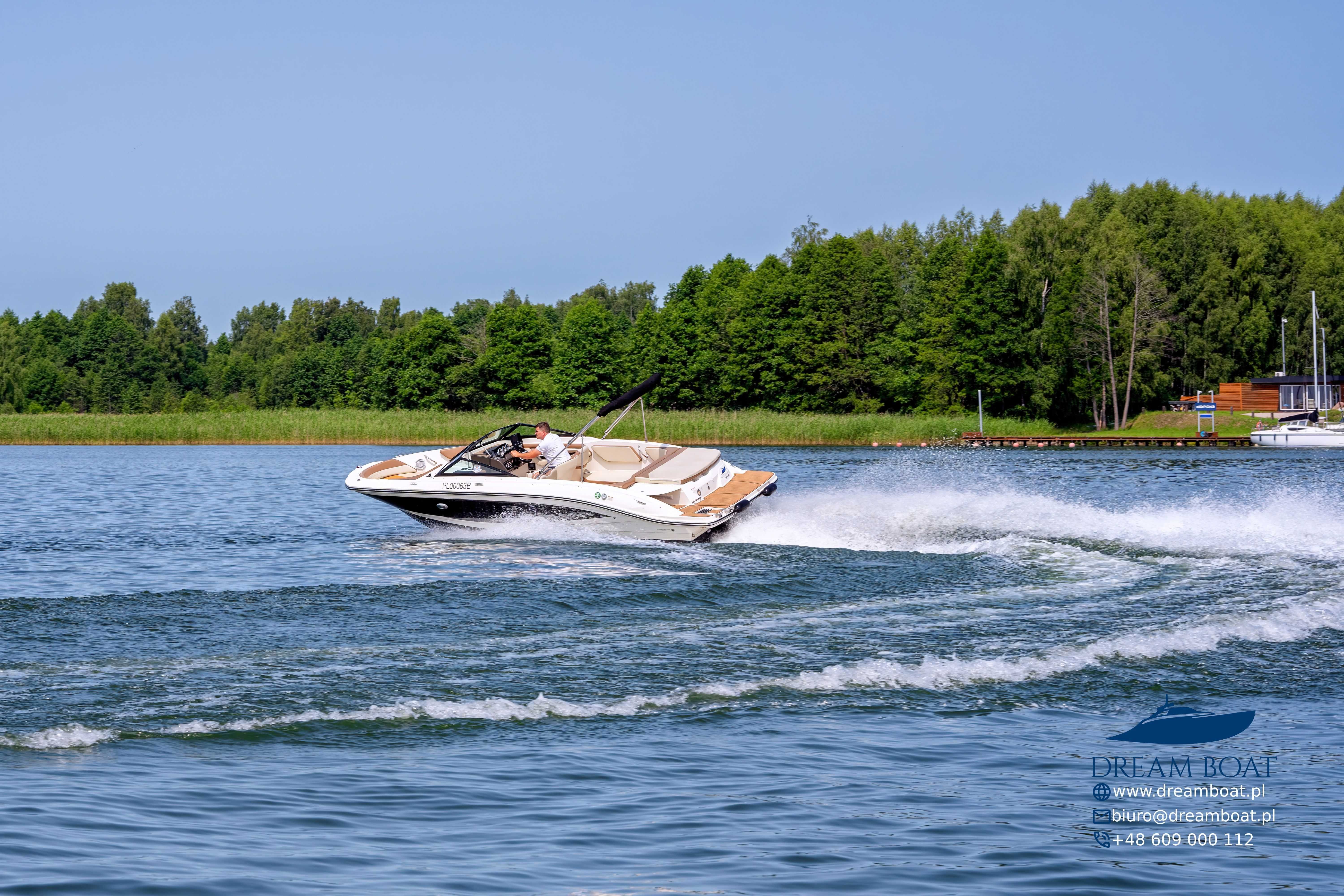 Czarter, Wynajem Łódź, Jacht motorowy, Motorówka Sea Ray 210B 4,5L V6