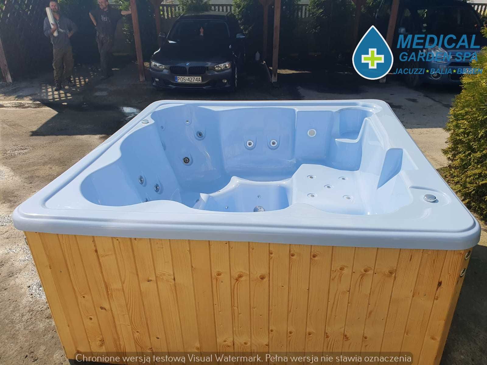 Całoroczna SPA jacuzzi tarasowe masaż balia basen hydromasaż wanna