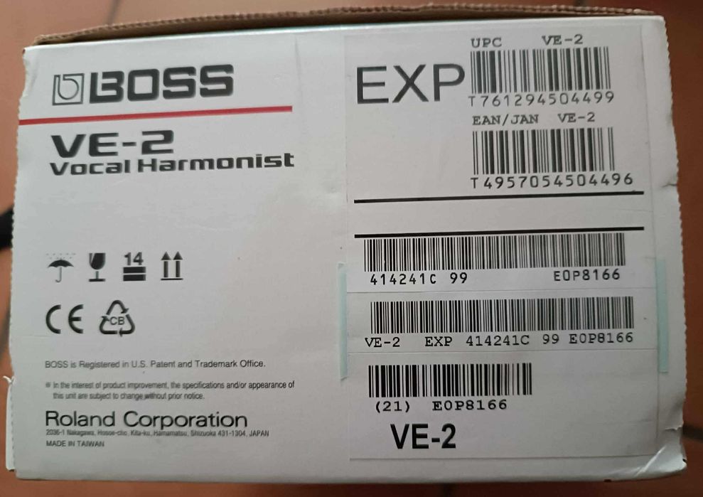 BOSS VE-2 Vocal Harmonist como novo
