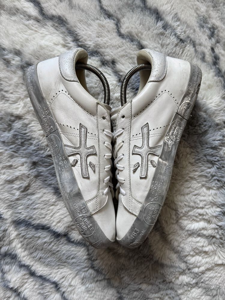 Кросівки кеди Premiata White Edition Leather