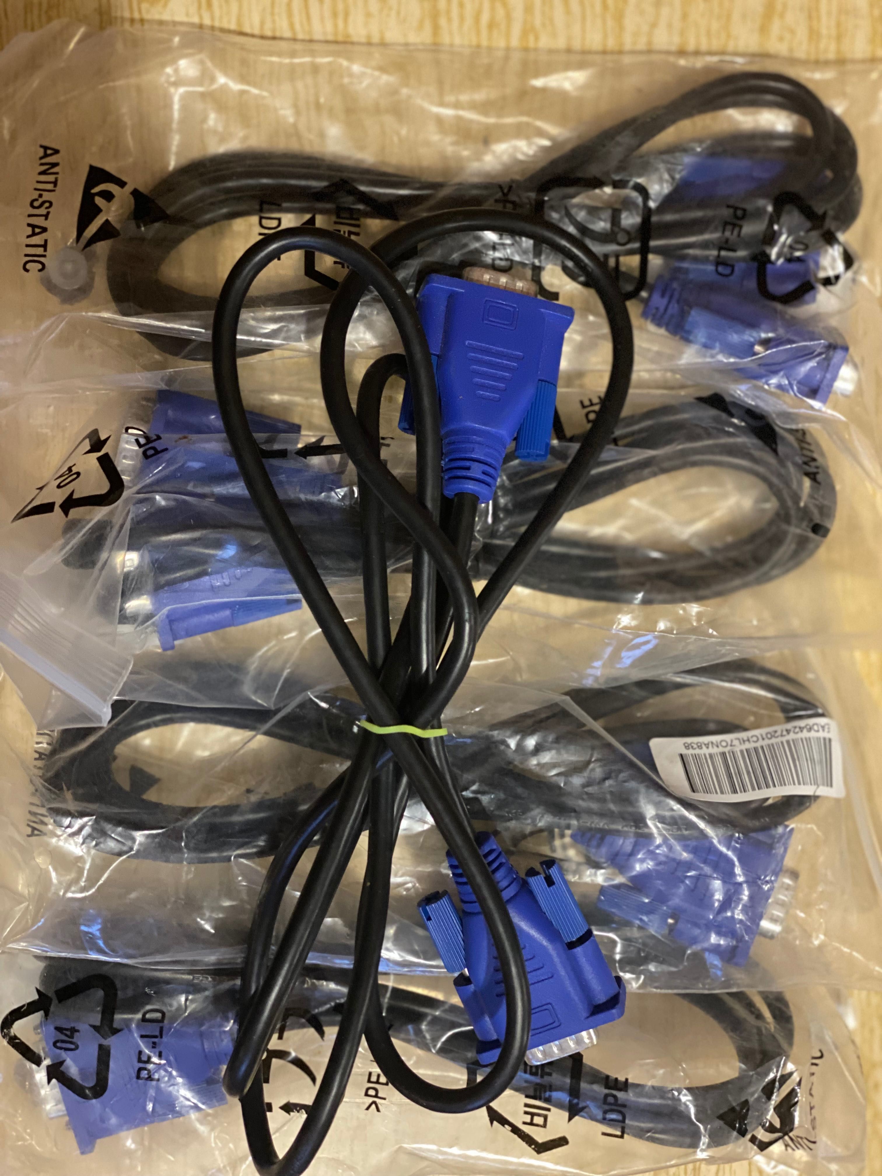 Кабель до ПК 220/VGA/LAN rg45