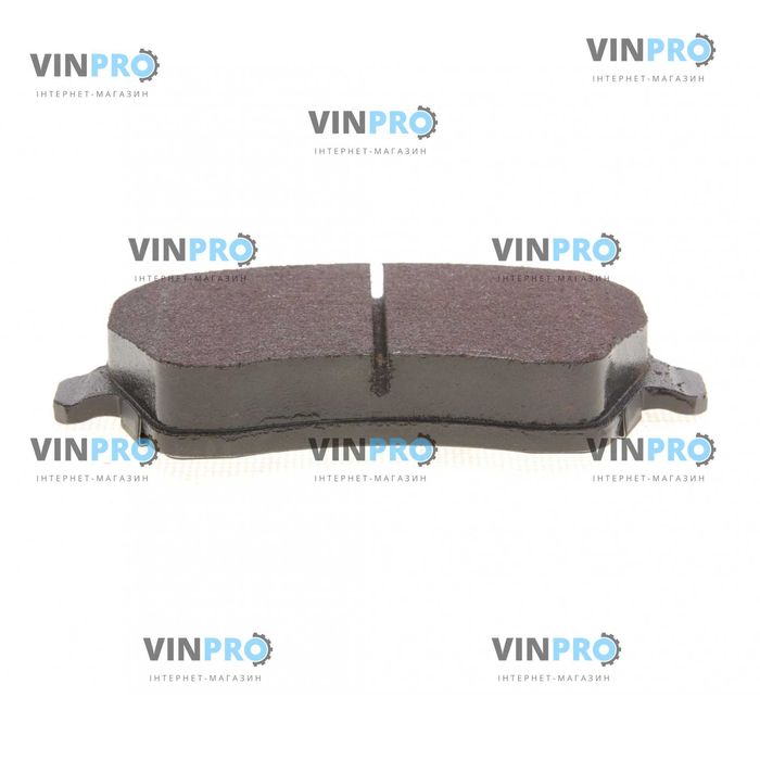 Колодки гальмівні (передні) Renault Kangoo 08 (TRW) 116.5/52.6/17.3mm.