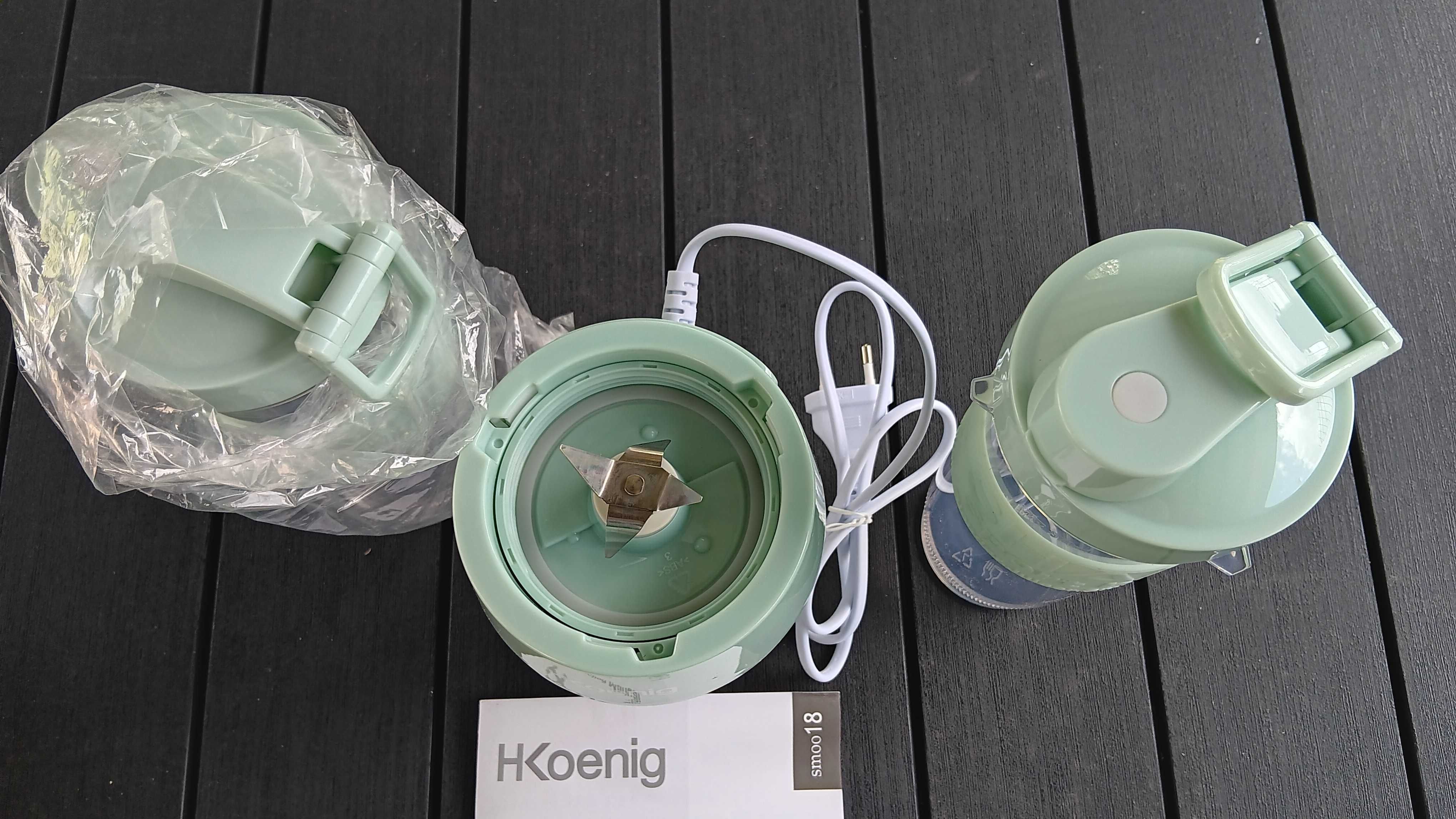 H.Koenig SMOO18 Mini mikser stojący Green Smoothie Maker