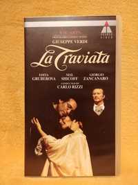 Opera La Traviata Gruberova Rizzi La Fenice VHS NM