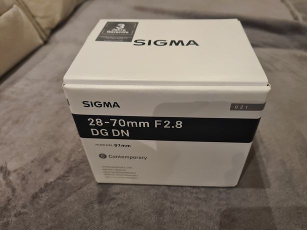 Sigma obiektyw Sony E-mount 28-70mm F2.8 DG DN 67mm Nowy Okazja!!!