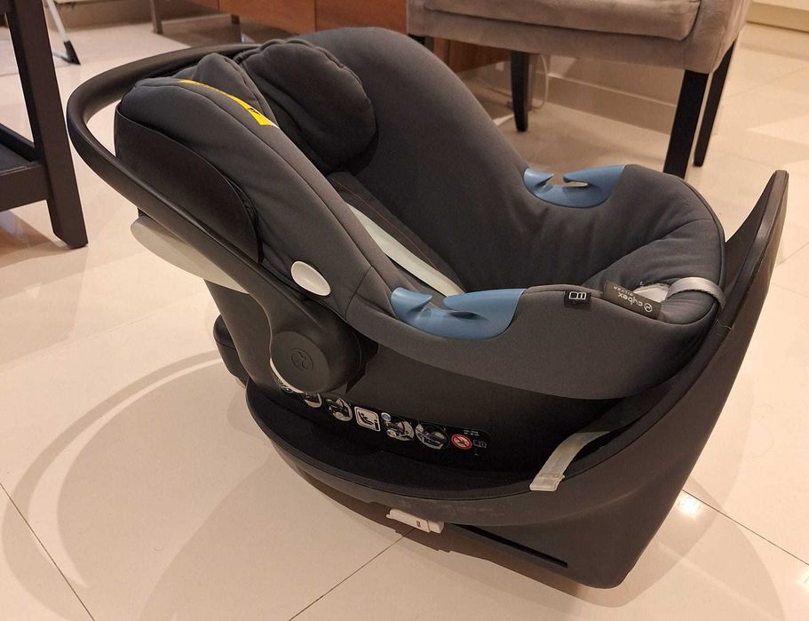 Fotelik samochodowy dla niemowlaka Cybex Aton B i-size + baza Cybex M