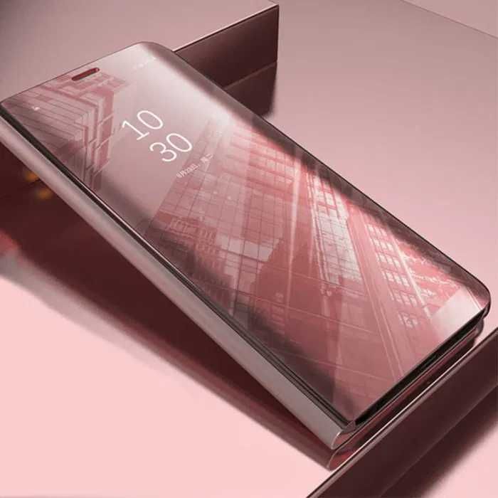 Etui z klapką Samsung Galaxy A53 5G Clear View Case róż
