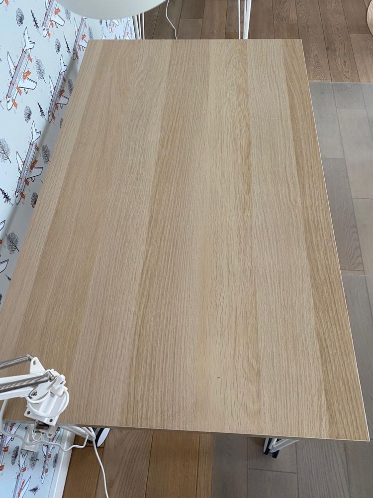 Dwa biurka IKEA Linnmon / Krille + dwa krzesła