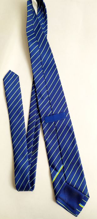 ТРИЗУБ Галстук мужской патриотический флаг Украины галстук в полоску