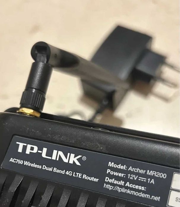 TP LINK MR200 LTE 4G Router ARCHER sem fios Wireless