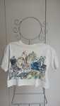 T-shirt animais com brilhantes Zara