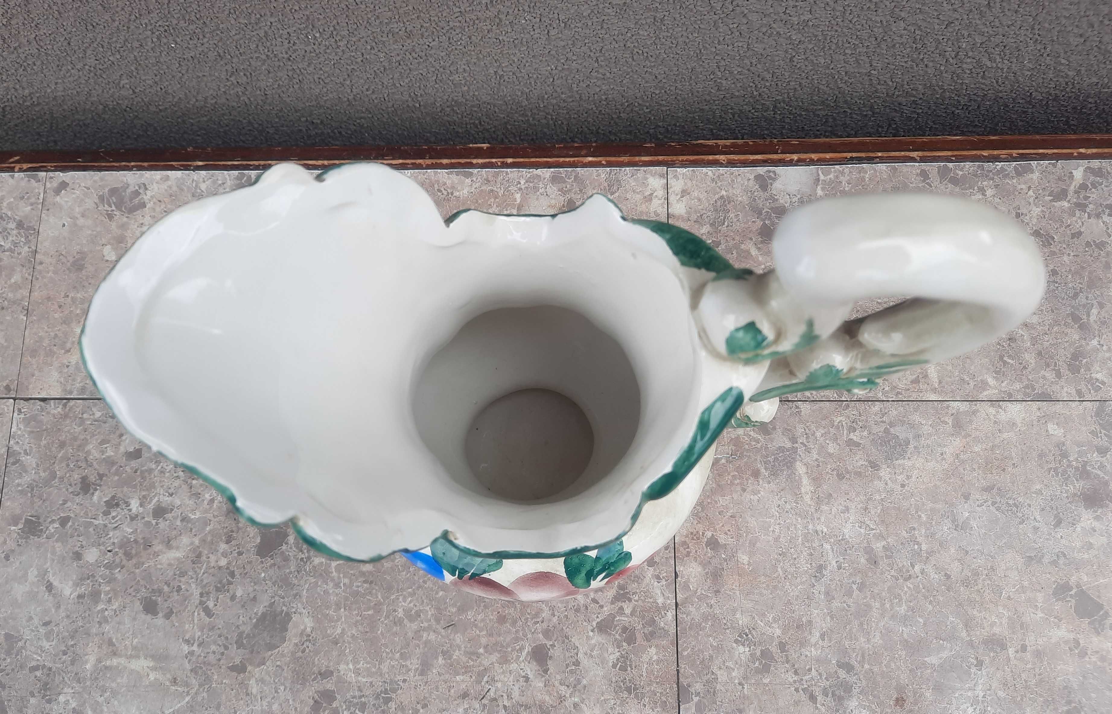 Ładny ceramiczny wazon dzban włoski 24cm