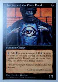 Magic the Gathering  - Initiates of the Ebon Hand  - 5th Edition