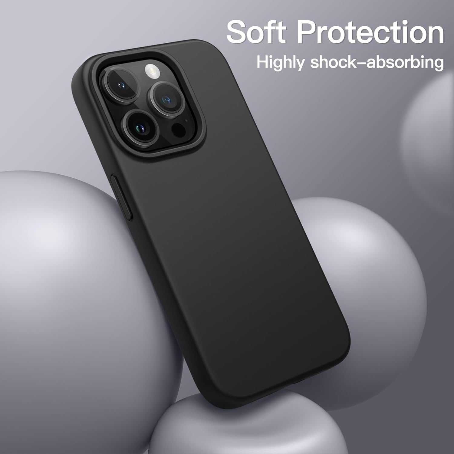 JETech etui iPhone 14 Pro Max 2x szkło LCD 2x szkło aparat 5w1 czarne