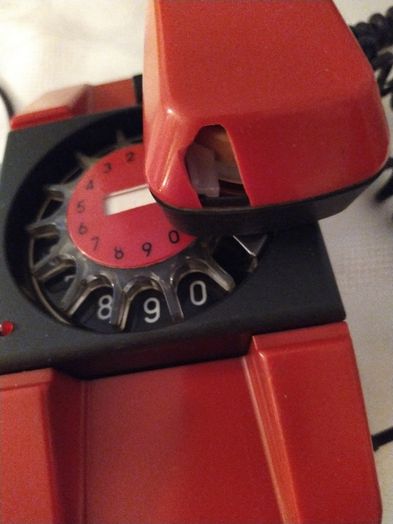 Vintage - Aparat telefoniczny na tarczę