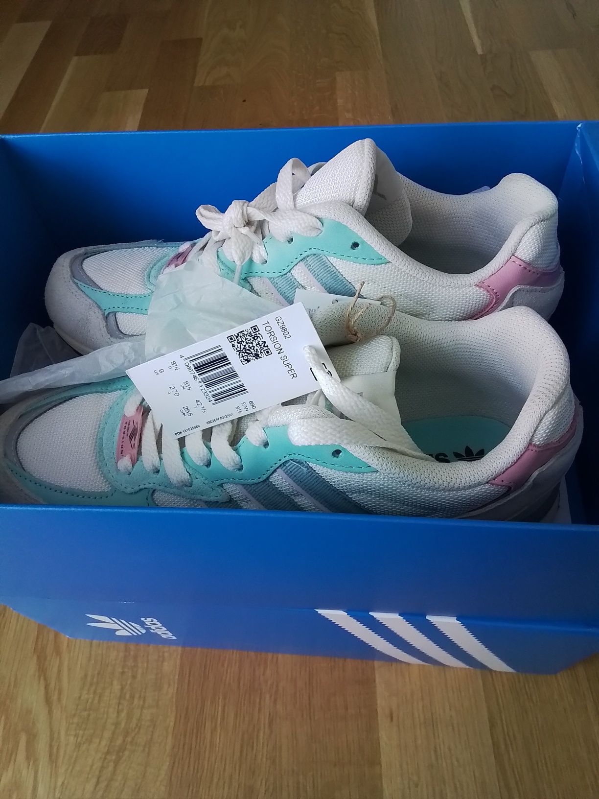 Adidas Torsion Super  ,,Easy mint" rozmiar 42 2/3