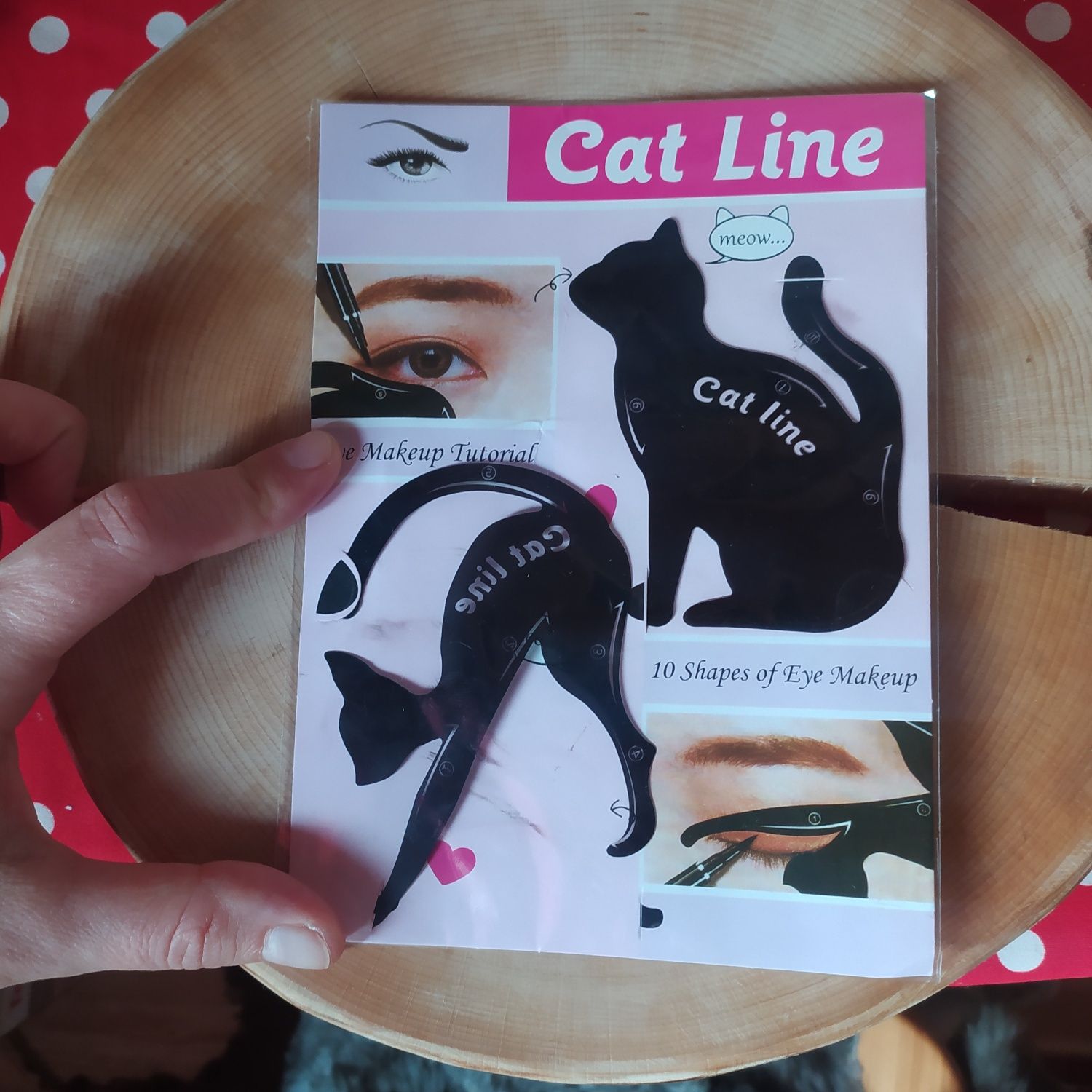 Cat line szablon do malowania kresek eyeliner