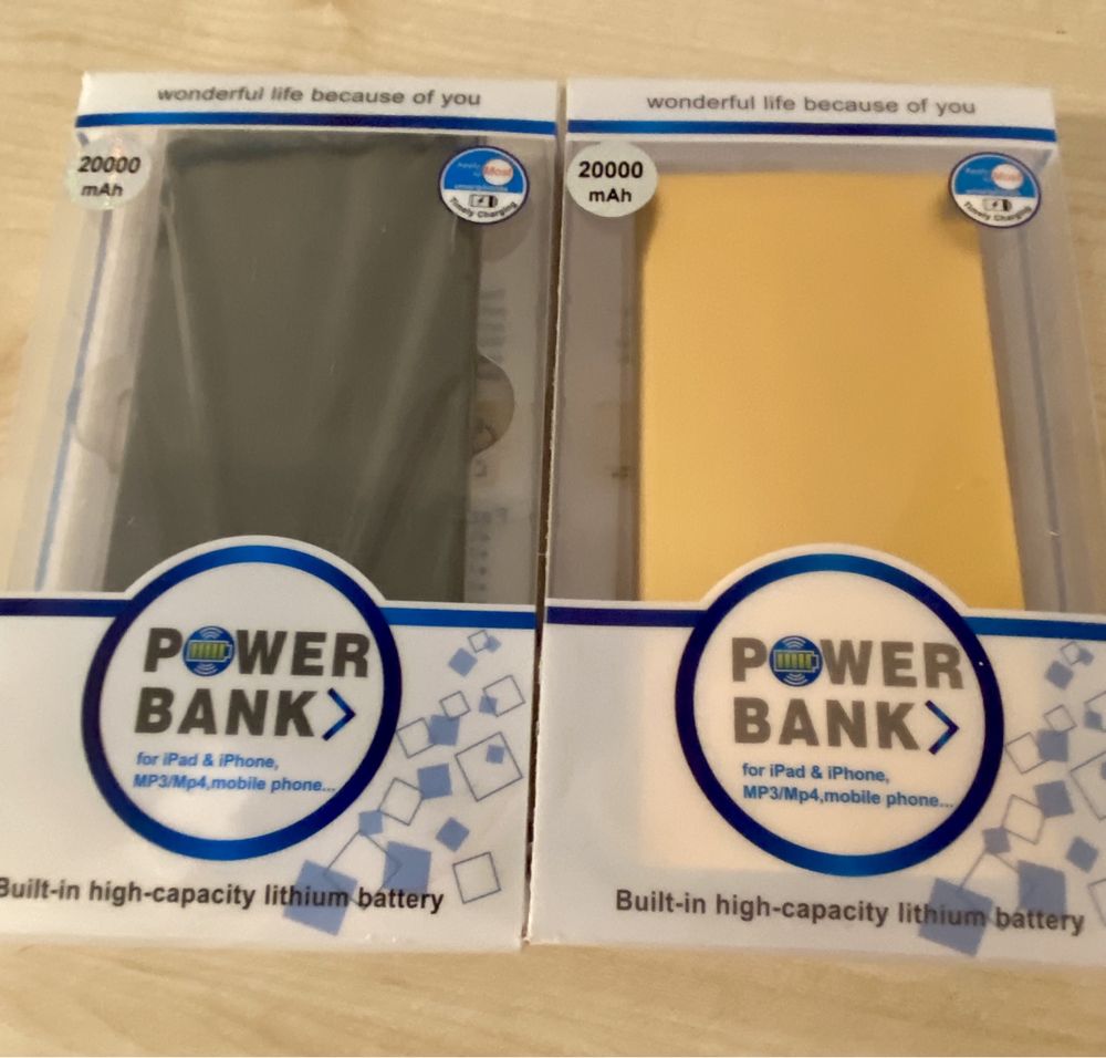 Power bank ładowarka 20000mAh x2