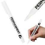 Marker Pisak Permanentny Biały Wodoodporny 2Szt Do Opon Szyb Stali