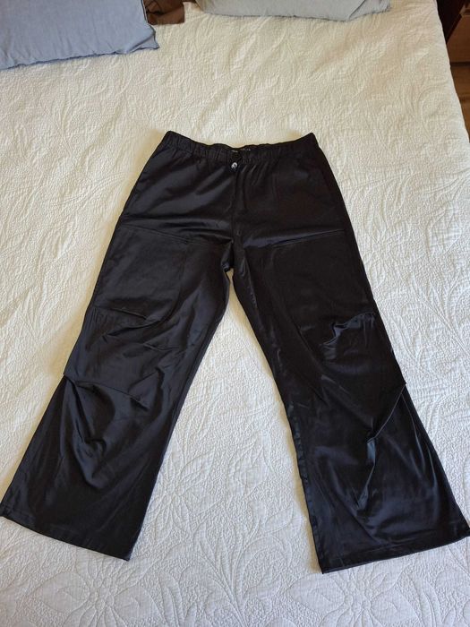 Calças cargo pretas - L  - Zara