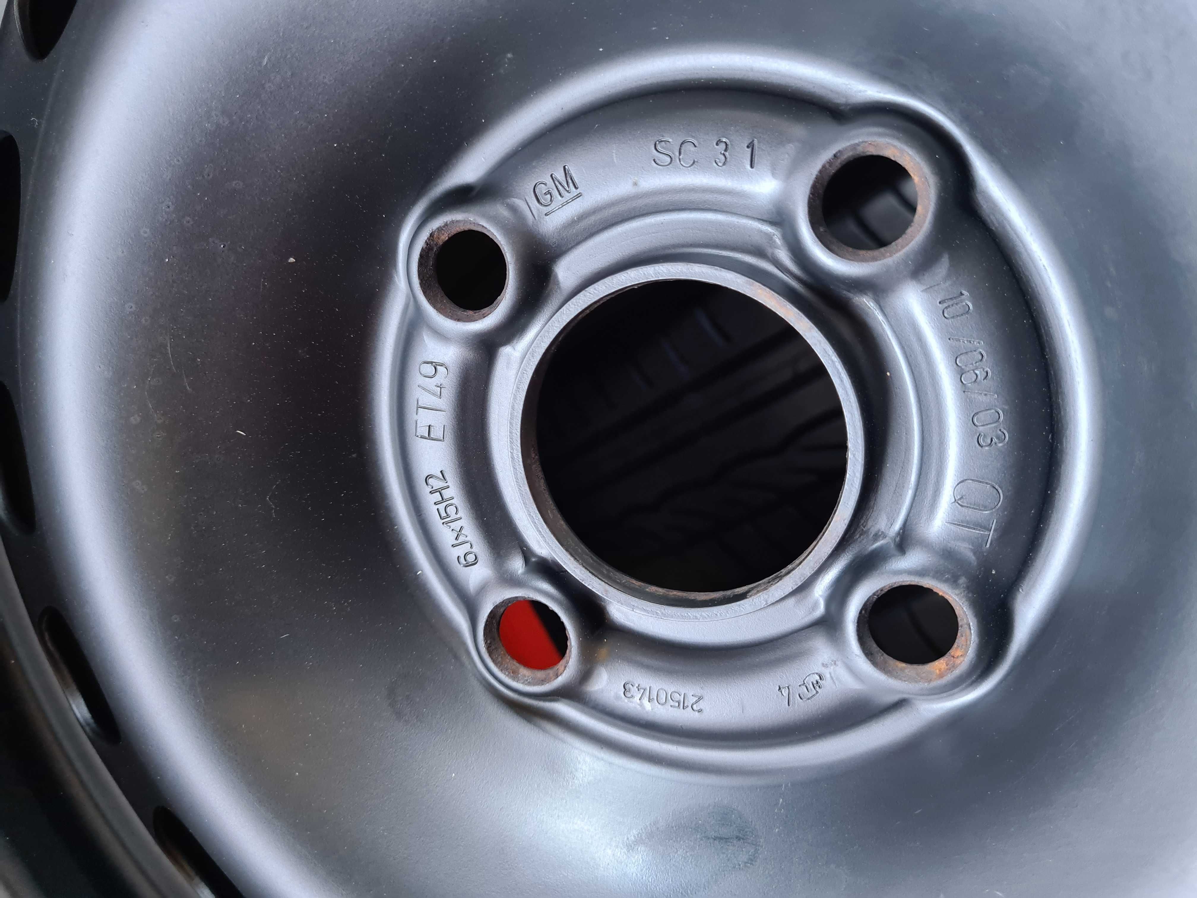 Koło zapasowe 4x100 15 Opel dojazdowe zapas #62