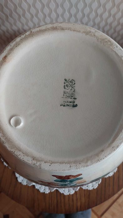 Duży wazon - fajans Włocławek, lata 50-60-te. WYJĄTKOWY !