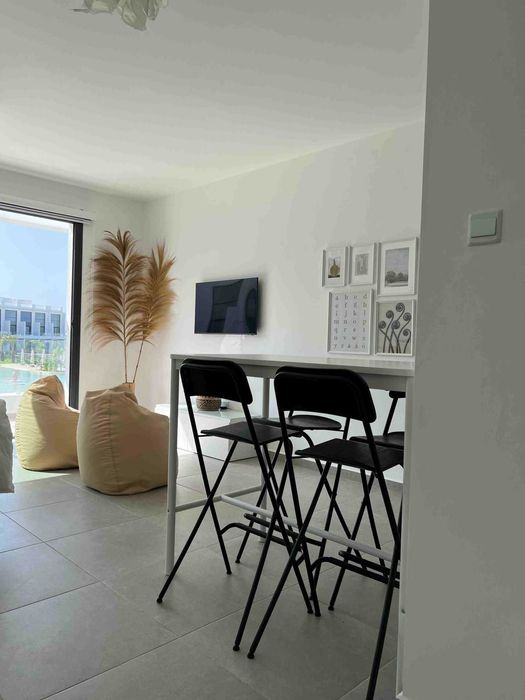 Студия 45м² с террасой 8м² в 250м от пляжа с мебелью и техникой Кипр