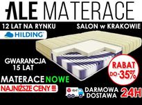 Nowy Materac Medyczny HILDING Rumba VELUR 160x200 do -35% New
