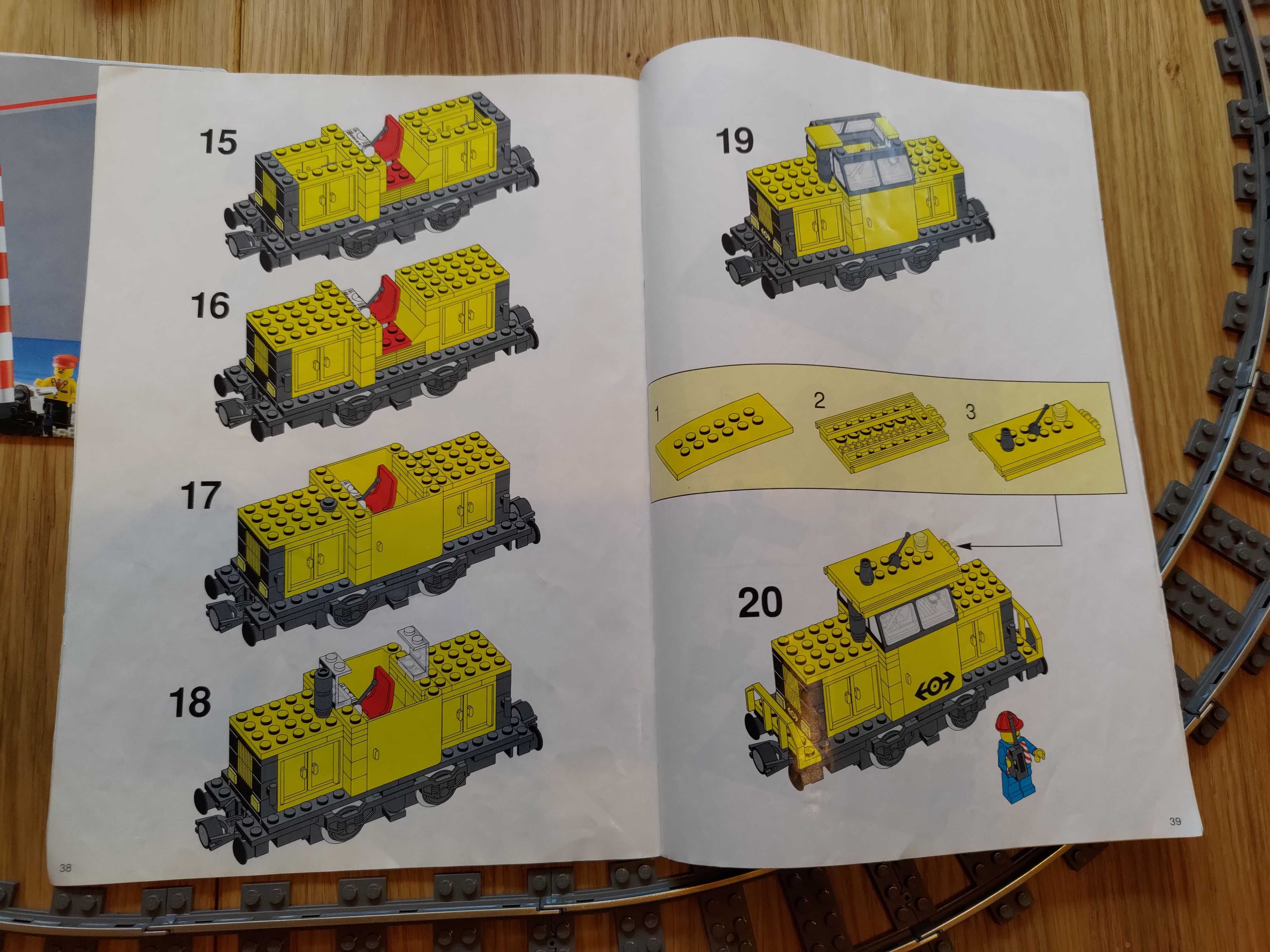 Lego 4564, 4531, 4520 - pociąg z dodatkowymi torami, generacja 9V