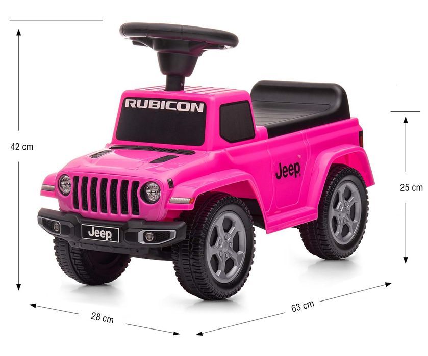 Jeździk Pojazd Jeep Rubicon Gladiator pink