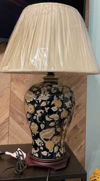 Ceramiczna lampa z kloszem
