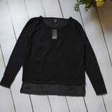 Esmara пуловер свитер реглан с красивой спинкой р.S