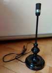Lampa czarna na stół