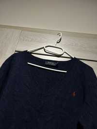 welniany sweter warkocz Ralph Lauren L